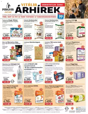 Pingvin Patika akciós újság (érvényes eddig: 30-11)