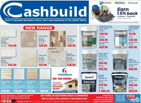 Cashbuild catalogue (valid until 23-11)