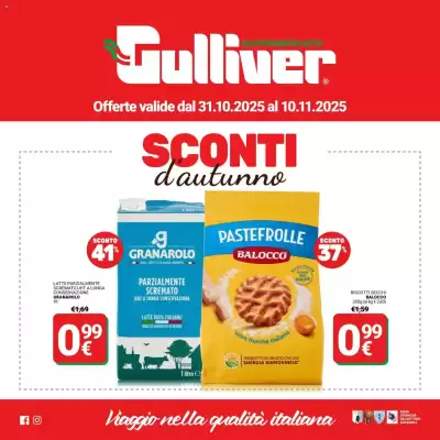 Volantino Supermercati Gulliver (valido fino al 10-11)