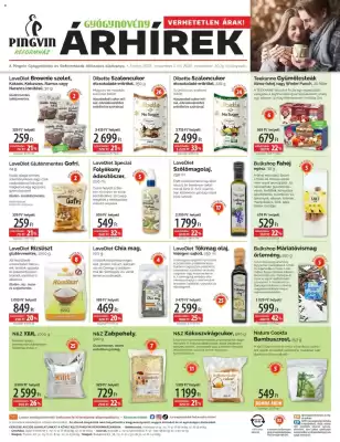 Pingvin Patika akciós újság (érvényes eddig: 30-11)