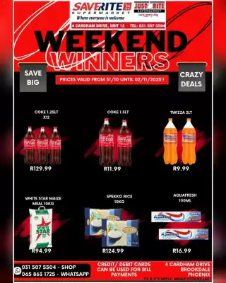 Saverite catalogue (valid until 2-11)