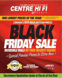 Centre Hi-Fi flyer week 44 Page 1