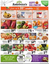 Andronico's weekly ad week 44 Page 1