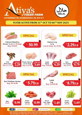 Atiya's Fresh Farm flyer (valid until 6-11)