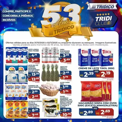 Catálogo Supermercados Tridico (válido até 2-11)