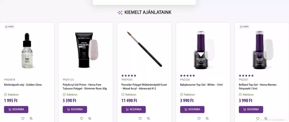 Perfect Nails akciós újság (érvényes eddig: 5-11)