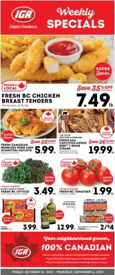 Market Place IGA flyer (valid until 6-11)