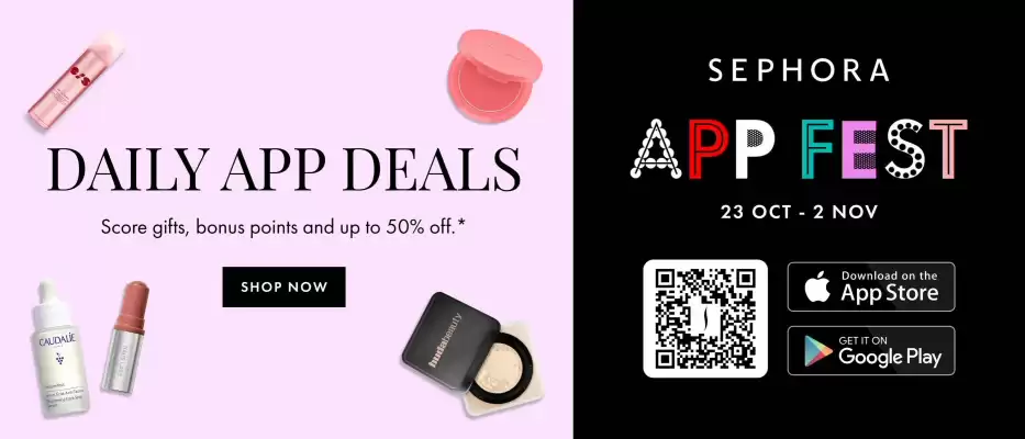Sephora catalogue (valid until 2-11)