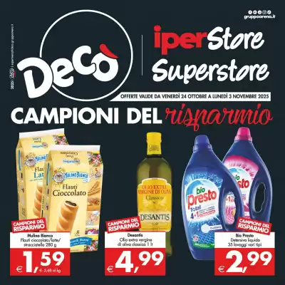 Volantino Deco Superstore (valido fino al 3-11)