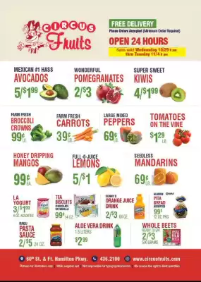 Circus Fruits circular (valid until 4-11)