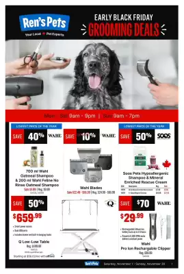 Ren’s Pets Depot flyer (valid until 6-11)