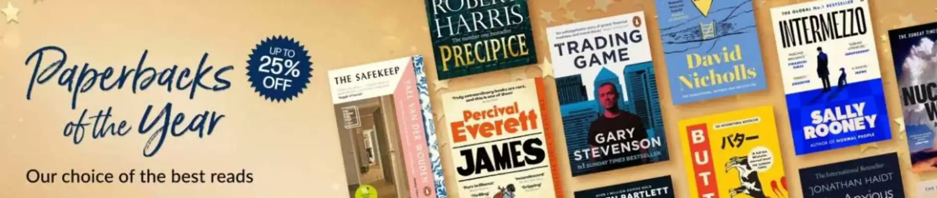 Waterstones Booksellers leaflet (valid until 25-11)