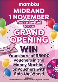 Mambo's Plastics Warehouse catalogue week 44 Page 1