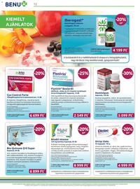 Benu Gyógyszertárak akciós újság Oldal 12