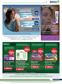Benu Gyógyszertárak akciós újság Oldal 13