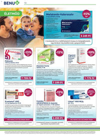 Benu Gyógyszertárak akciós újság Oldal 14