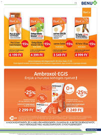 Benu Gyógyszertárak akciós újság Oldal 15
