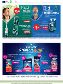 Benu Gyógyszertárak akciós újság Oldal 26