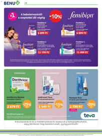 Benu Gyógyszertárak akciós újság Oldal 28