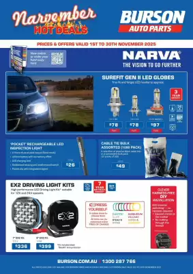 Burson Auto Parts catalogue (valid until 30-11)