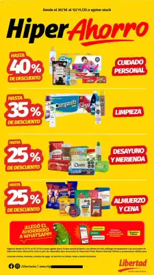 Catálogo Hipermercado Libertad (válido hasta 13-11)