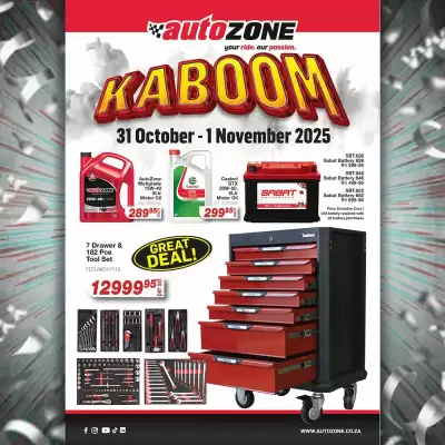 AutoZone catalogue (valid until 1-11)