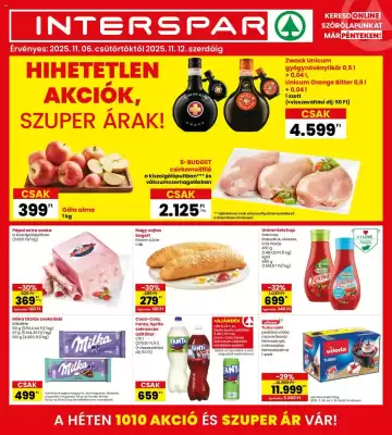 Interspar akciós újság (érvényes eddig: 12-11)
