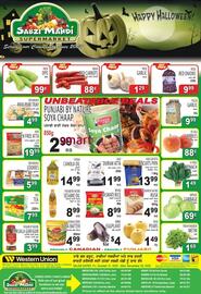Sabzi Mandi Supermarket flyer week 44 Page 1