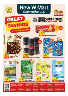 New W Mart leaflet (valid until 9-11)