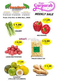 Swadesh Supermarket flyer week 44 Page 1