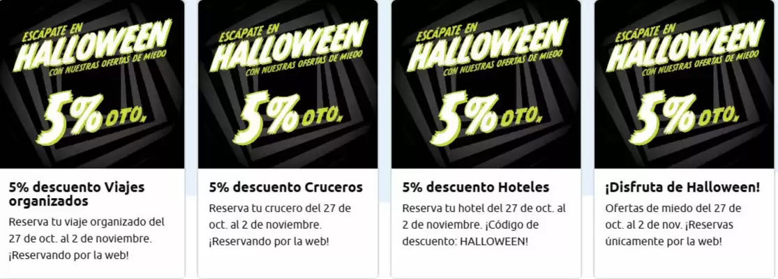 Folleto Carrefour Viajes (válido hasta el 2-11)