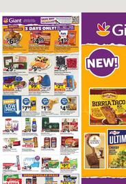 Giant Food weekly ad week 44 Page 1