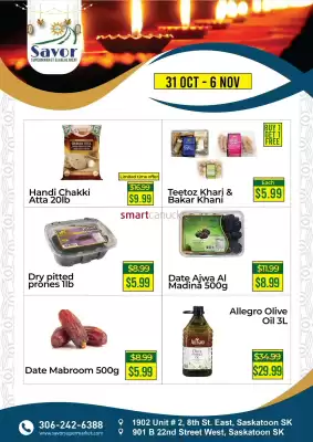 Savor Supermarket flyer (valid until 6-11)