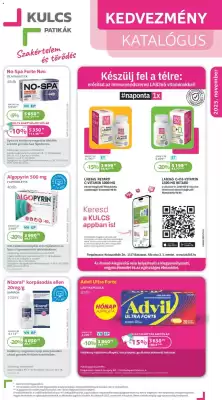 Kulcs Patika akciós újság (érvényes eddig: 30-11)