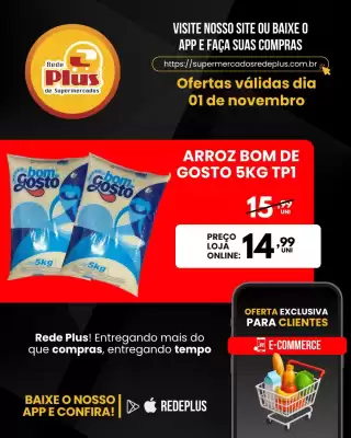 Folheto Rede Plus Supermercados (válido até 1-11)