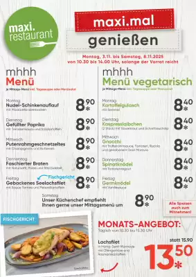 Maximarkt Flugblatt (gültig bis 8-11)