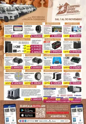 Volantino Camping Sport Magenta (valido fino al 30-11)
