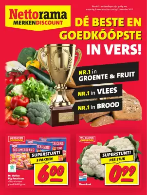 Nettorama folder (geldig t/m 8-11)