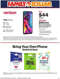 Family Dollar weekly ad Page 1