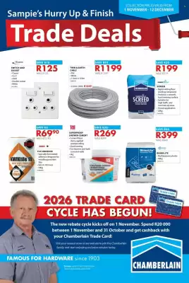 Chamberlain catalogue (valid until 12-12)