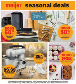 Meijer weekly ad week 44 Page 1