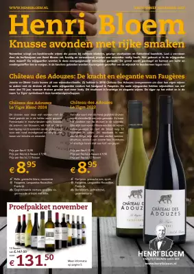 Henri Bloem folder (geldig t/m 30-11)