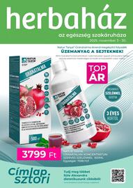 Herbaház akciós újság Oldal 1