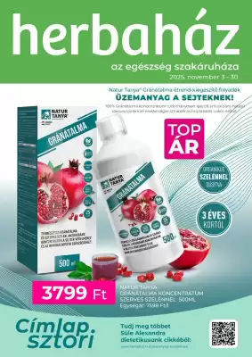 Herbaház akciós újság (érvényes eddig: 30-11)