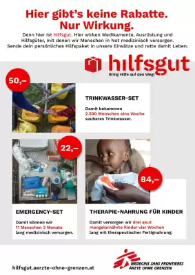 Ärzte ohne Grenzen Flugblatt (gültig bis 31-12)