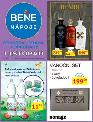 BENE Nápoje leták