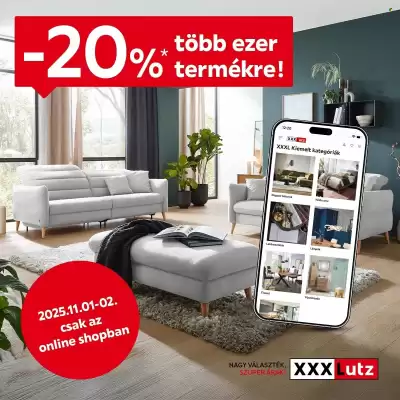 XXXLutz akciós újság (érvényes eddig: 2-11)