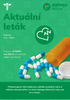 Alphega Lékárna leták (platné do 30-11)