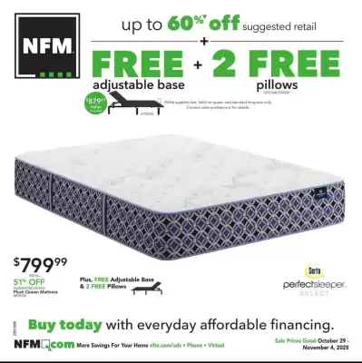 Nebraska Furniture Mart weekly ad (valid until 4-11)