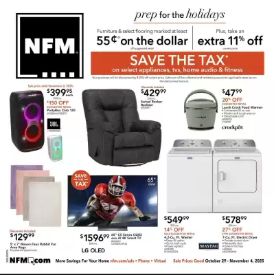 Nebraska Furniture Mart weekly ad (valid until 4-11)